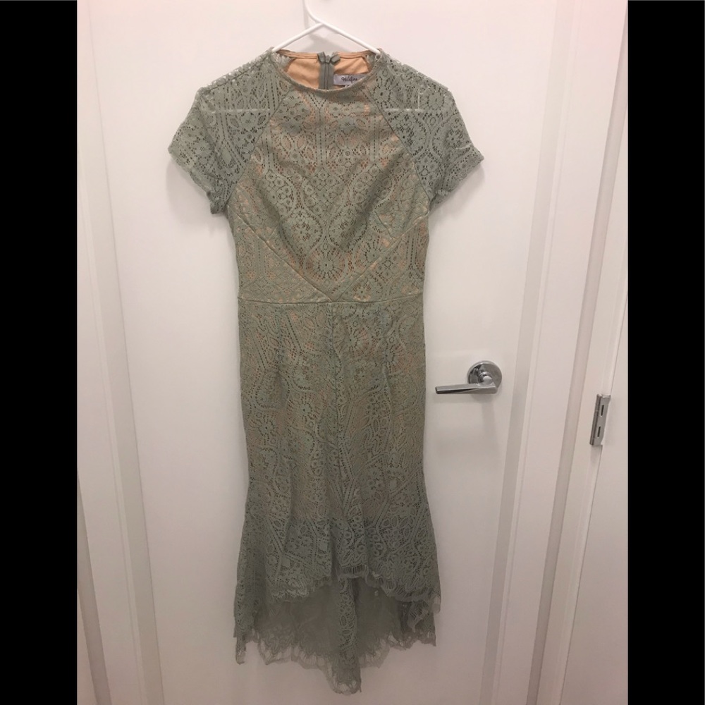 Wildfire Mint green Mermaid lace dress M